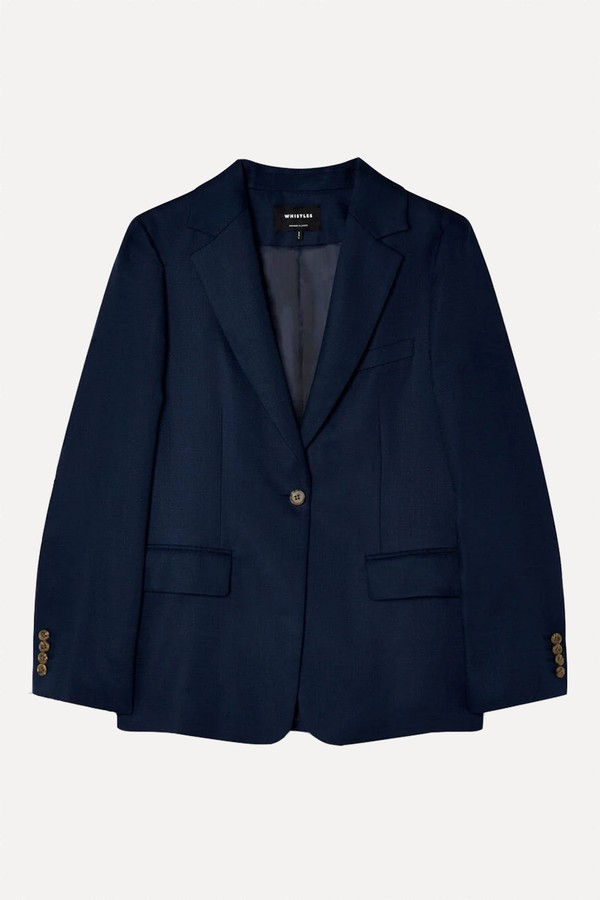 Relaxed Hopsack Blazer from WHISTLES