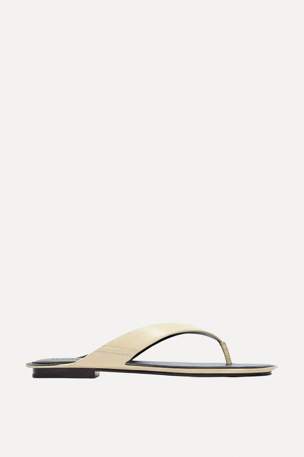  Flat Leather Sandals