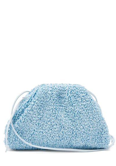 The Pouch Mini Bouclé Clutch Bag from Bottega Veneta