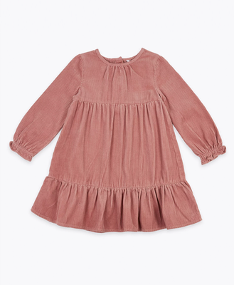 Cotton Corduroy Tiered Dress from Marks & Spencer