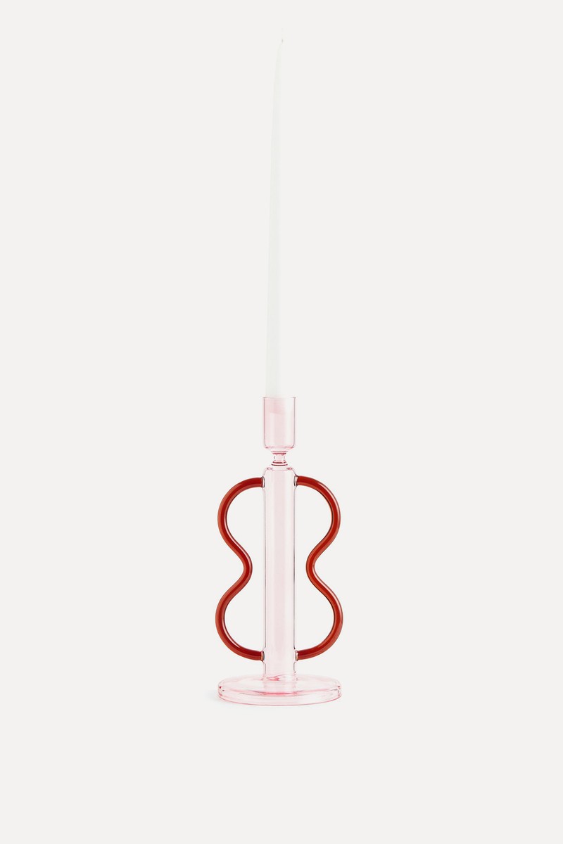 Glass Candlestick from H&M