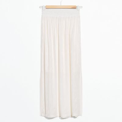 Elasticated Jacquard Midi Skirt from & Other Stories
