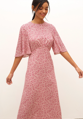 Ditsy Floral Round Neck Midaxi Tea Dress from Nobody's Child