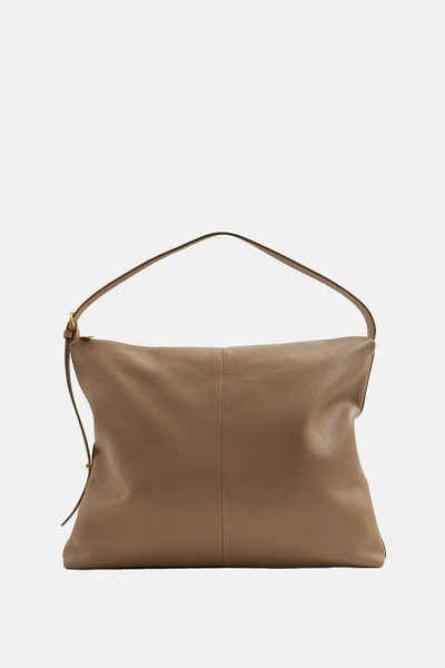 Vigo Grained Leather Tote Bag