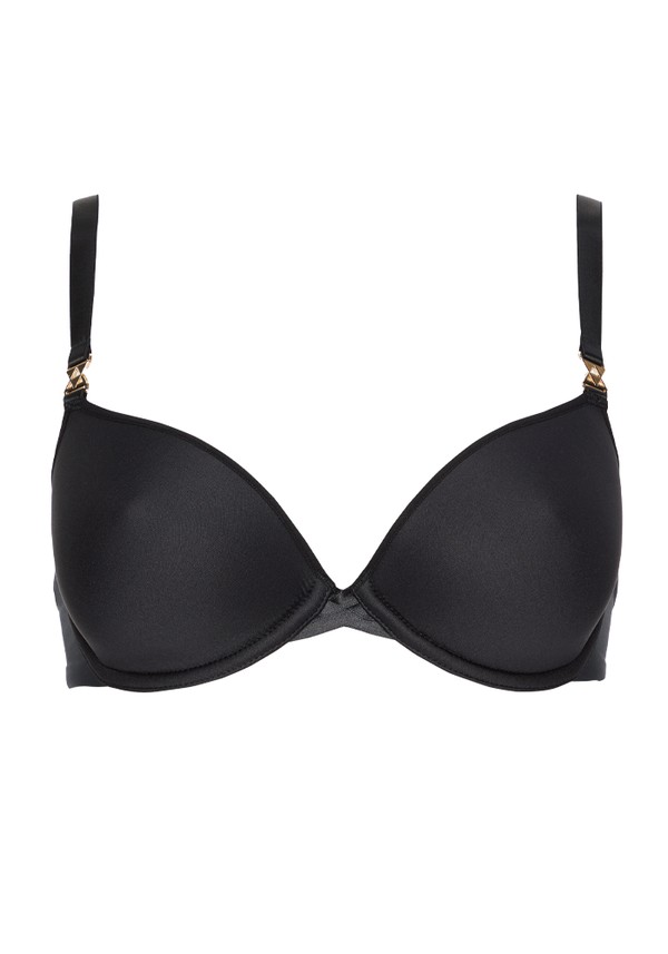 The Go To Spacer Bra In Second Skin Black