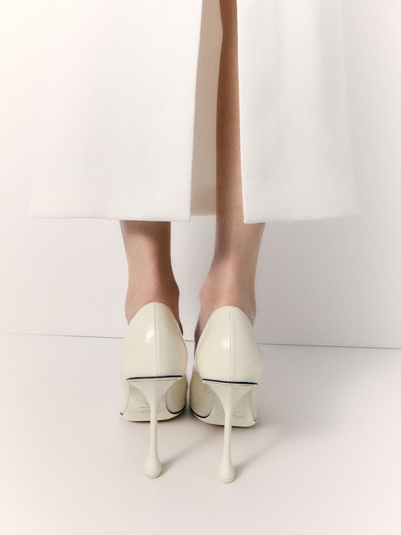 Ixia 95 Latte Patent Leather Pumps