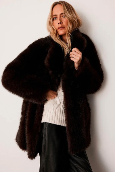 Faux Fur Coat