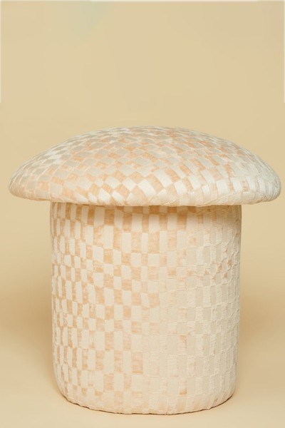 Apricot Checkmate Stool from Assieds Toii