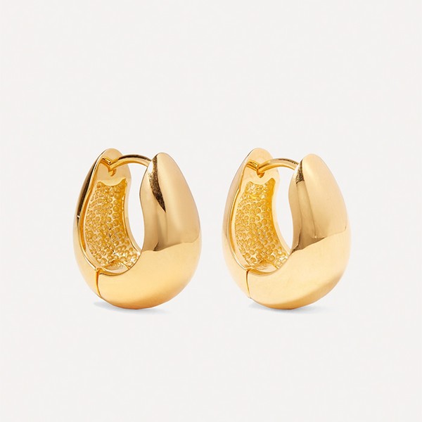 Gold Vermeil Hoop Earrings from Sophie Buhai