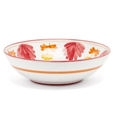 Blossom Hand-Painted Porcelain Salad Bowl from Cabana Magazine