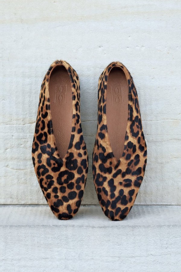 Merina Leo Leather Flats from By Malene Birger