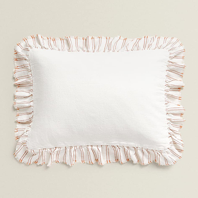 Cushion Cover With Ruffle Trim from Zara Home