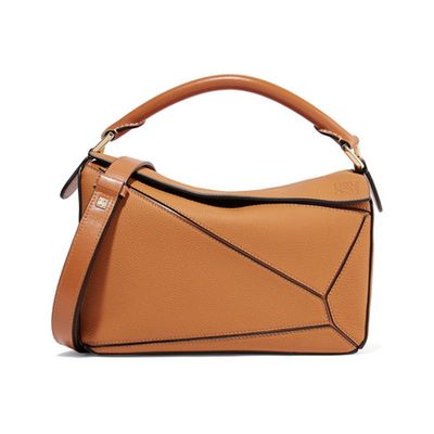 Puzzle Small Textured-Leather Shoulder Bag from Loewe