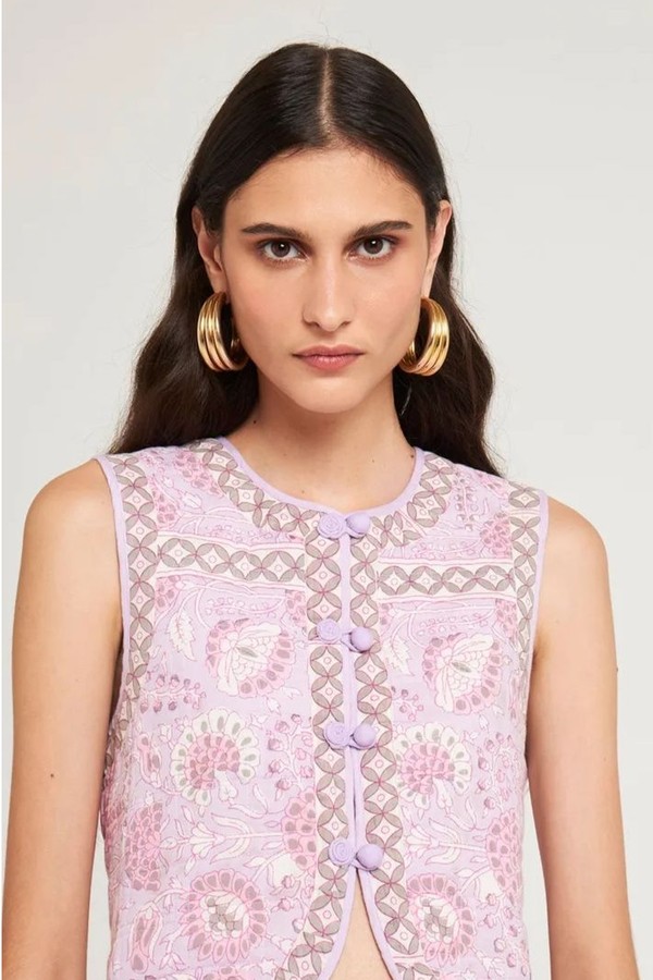 Flavie Print Vest from Antik Batik
