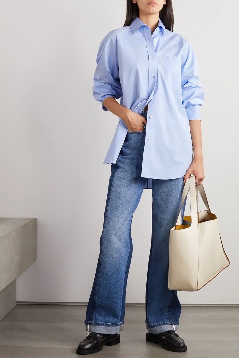 Oversized Cotton-Poplin Shirt from Stella McCartney