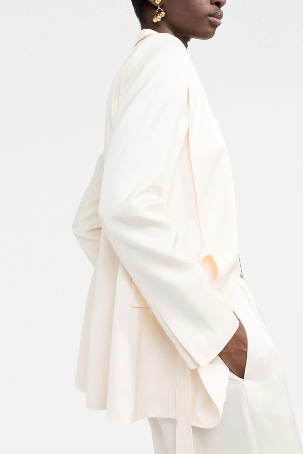 Peak Lapel Wrap Blazer  from There Was One 