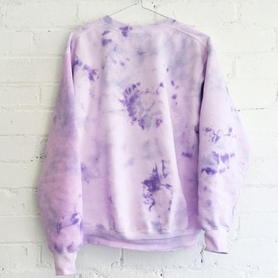 Lilac Tie Dye Unisex Sweatshirt from Hanndyed