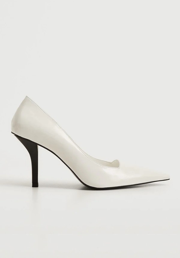 Heel Leather Shoes from Mango