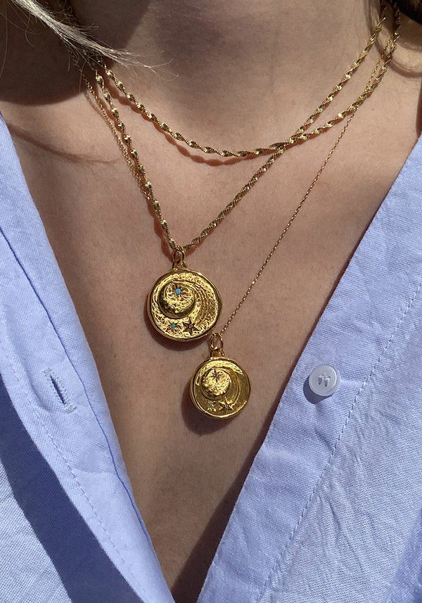 Luna Small Medusa Necklace