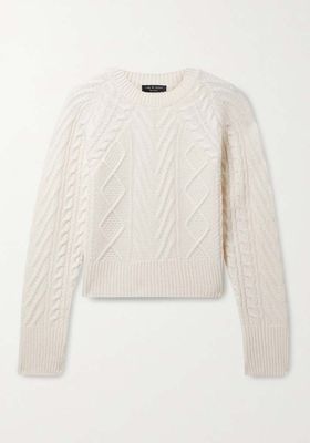 Pierce Cable-Knit Cashmere Sweater from Rag & Bone