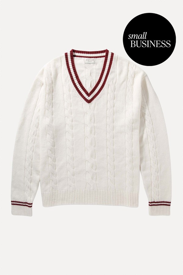 Cashmere Cricket Style Jumper from Kiltane