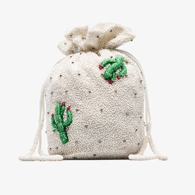 Monticello Cactus Bucket Bag from Ganni