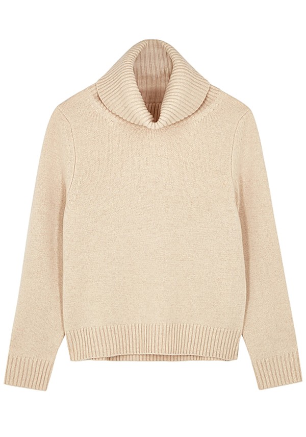 Prati Cream Wool And Cashmere-Blend Jumper from Totême