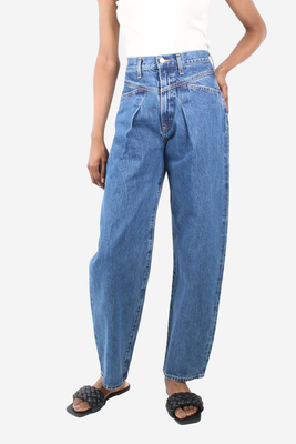 Blue High-Waisted Balloon Style Jeans from Agolde