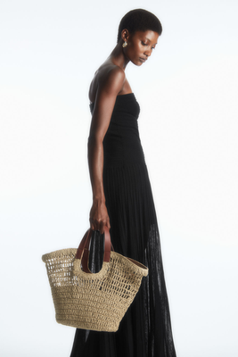 Leather-Trimmed Basket Bag, £69 | COS