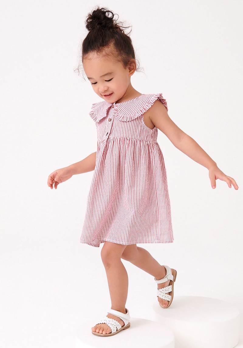 Sleeveless Collar Dress from Next