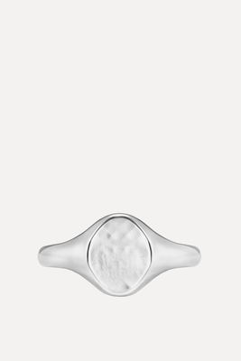 886 Small Signet Ring - Silver