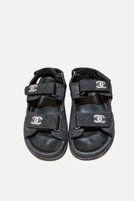 Dad Cloth Sandals from Chanel