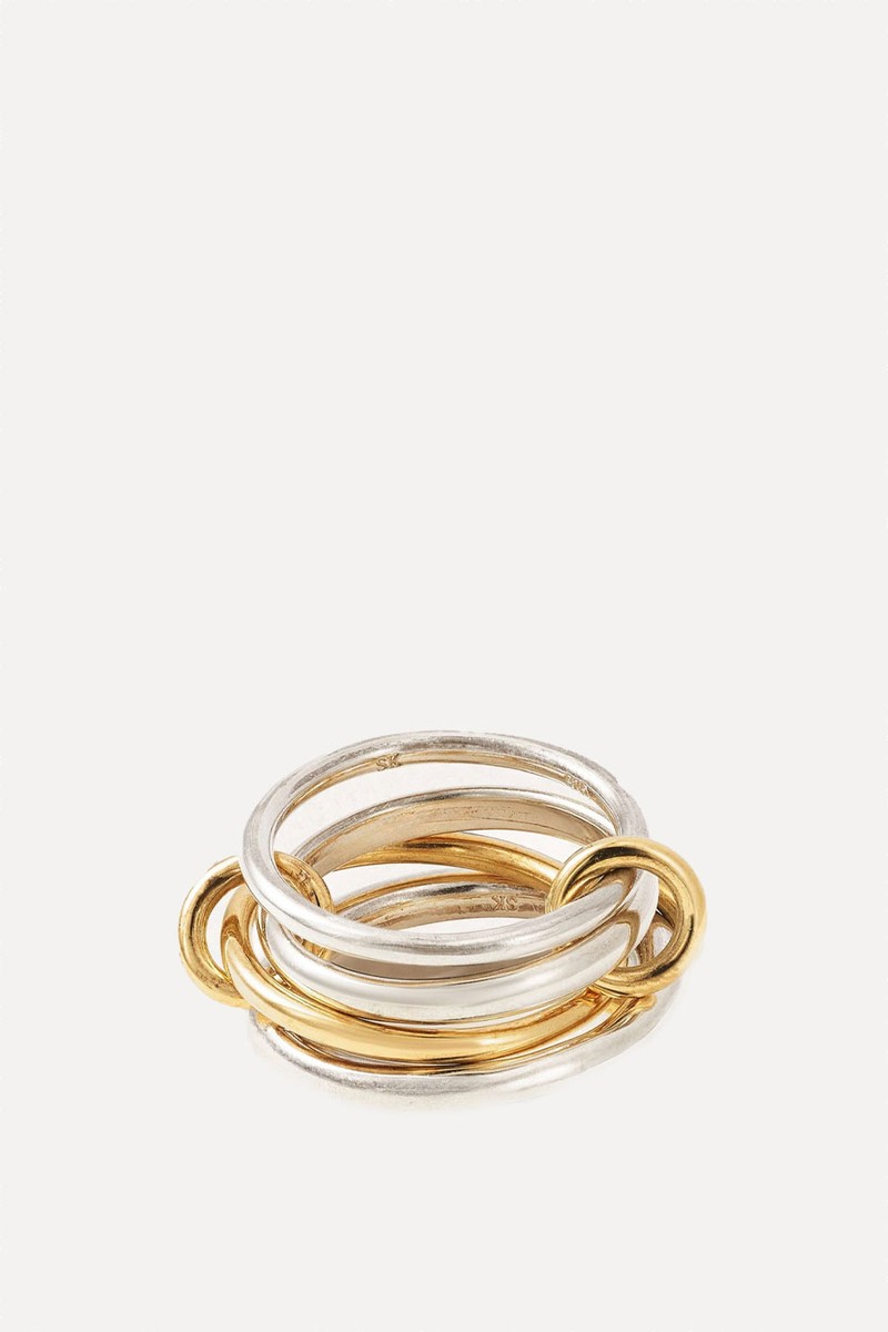 Hyacinth MX 18-Karat Gold & Sterling Silver Rings from SPINELLI KILCOLLIN 