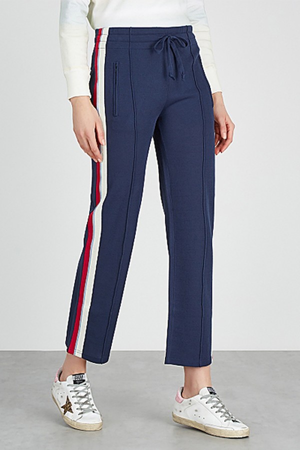 Dobbs Striped Stretch-Knit Sweatpants from Isabel Marant