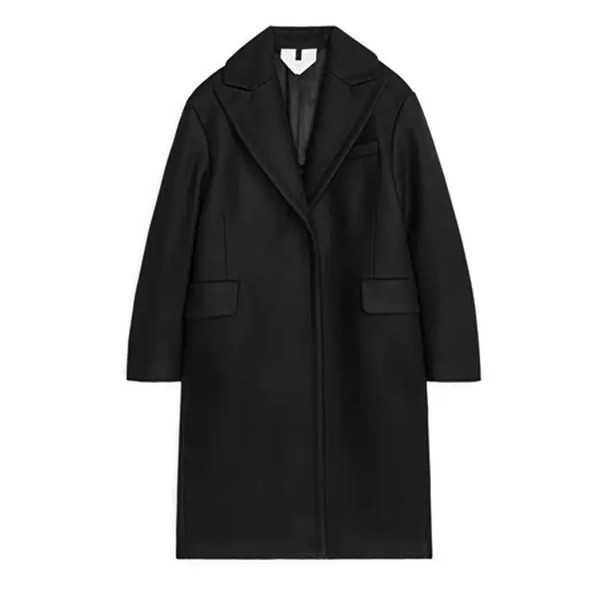 Single-Button Wool Coat from Arket
