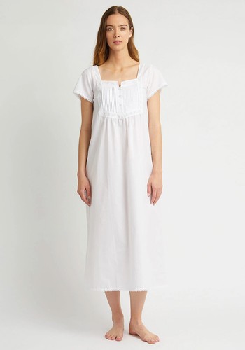 Anna Cotton Nightdress from Bonsoir London