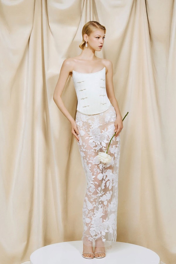 Arielle Embroidered Skirt from Saulee