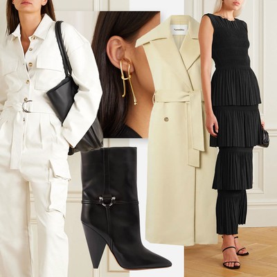 Victoria Victoria Beckham Wool Blend Crepe Flared Pants, $745, NET-A-PORTER.COM