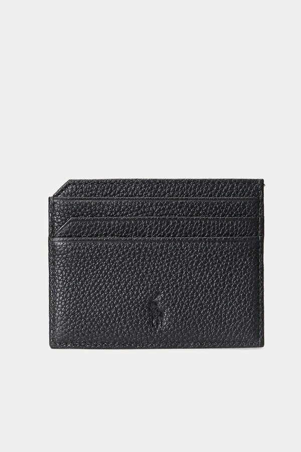 Pebbled Leather Card Case