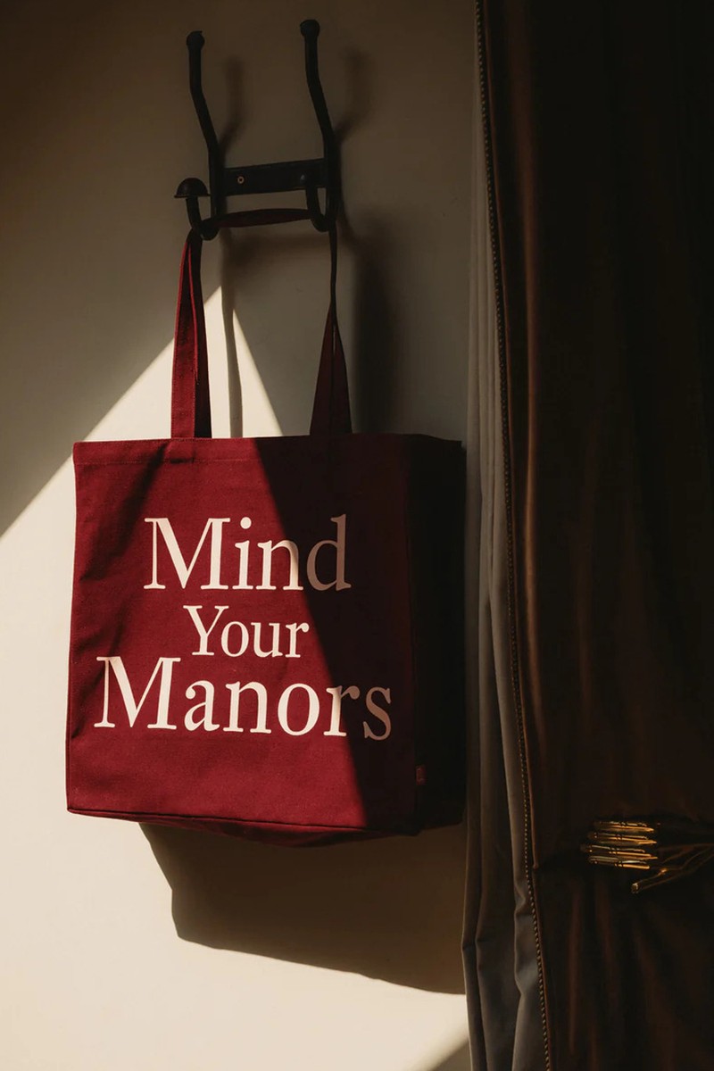 Mind Your Manors Tote Bag from Estelle Manor