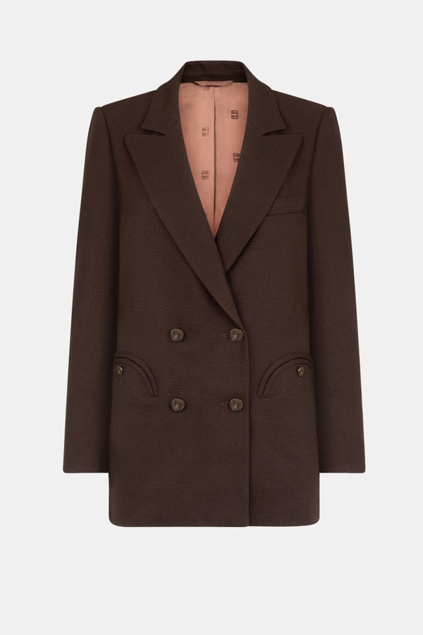 Double-Breasted Viscose Blazer from Blaze Milano
