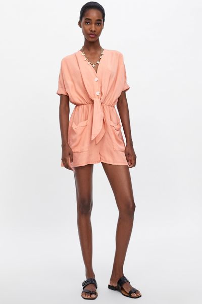 Playsuit With Pockets from Zara