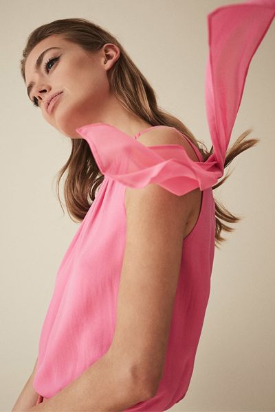 Lena Bow Detail Top from Reiss