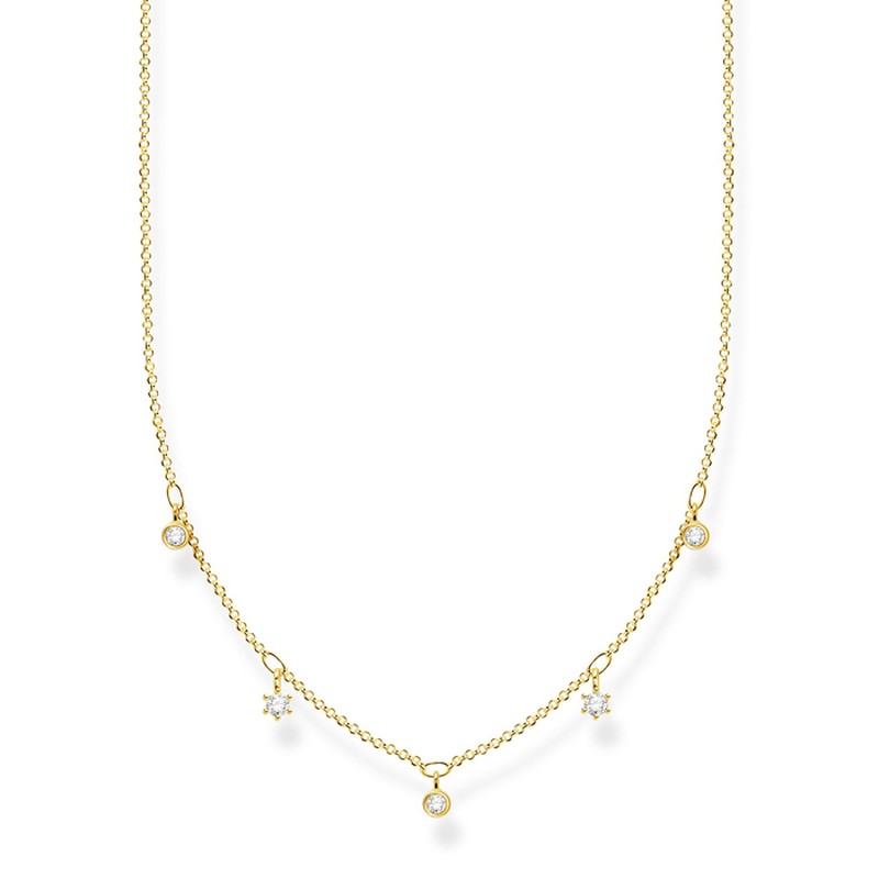 Necklace With Zirconia 