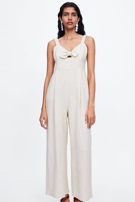Strappy Jumpsuit With Knot from Zara
