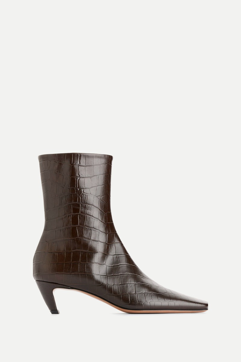 Square-Toe Ankle Boots from ARKET