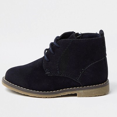 Navy Desert Boots