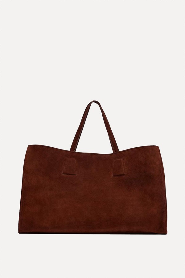 Leather Maxi Tote Bag