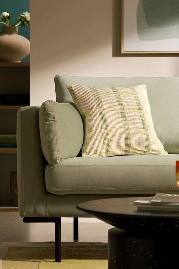 Cale Woven Cotton Geo Cushion