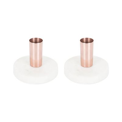 Copper Candle Holders from Amara